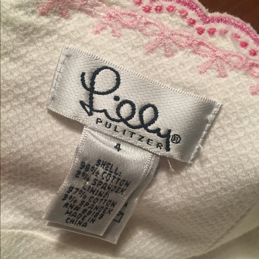 Lilly Pulitzer, cross stitch embroidery dress